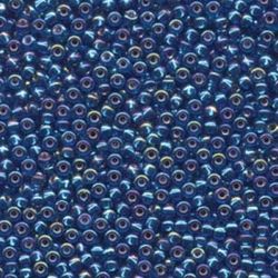 MIYUKI, Japanese Seed Beads, Round, 8/0, Capri Blue AB