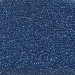 MIYUKI, Japanese Seed Beads, Round, 15/0, Transparent Capri Blue