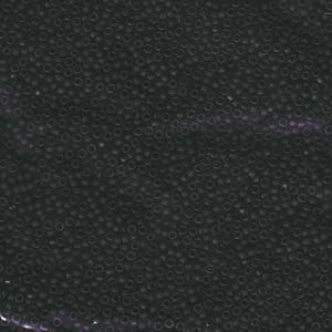 MIYUKI, Japanese Seed Beads, Round, 15/0, Matte Black
