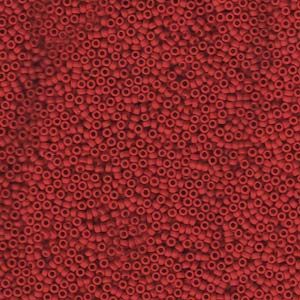 MIYUKI, Japanese Seed Beads, Round, 15/0, Opaque Dark Red