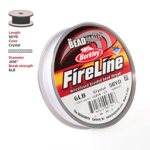 Fireline, 6 LB, Crystal, 0,006 In/ 0,15mm