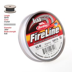 Fireline, 6 LB, Crystal, 0,006 In/ 0,15mm
