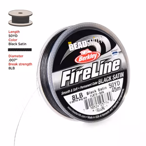 Fireline, 8 LB, Black, 0,007 In/ 0,17mm