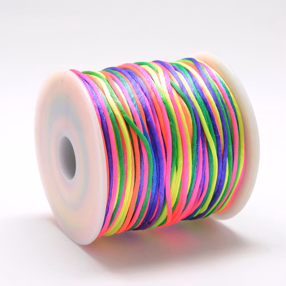 Nylontråd, 1mm, 70 meter, Multifärgad