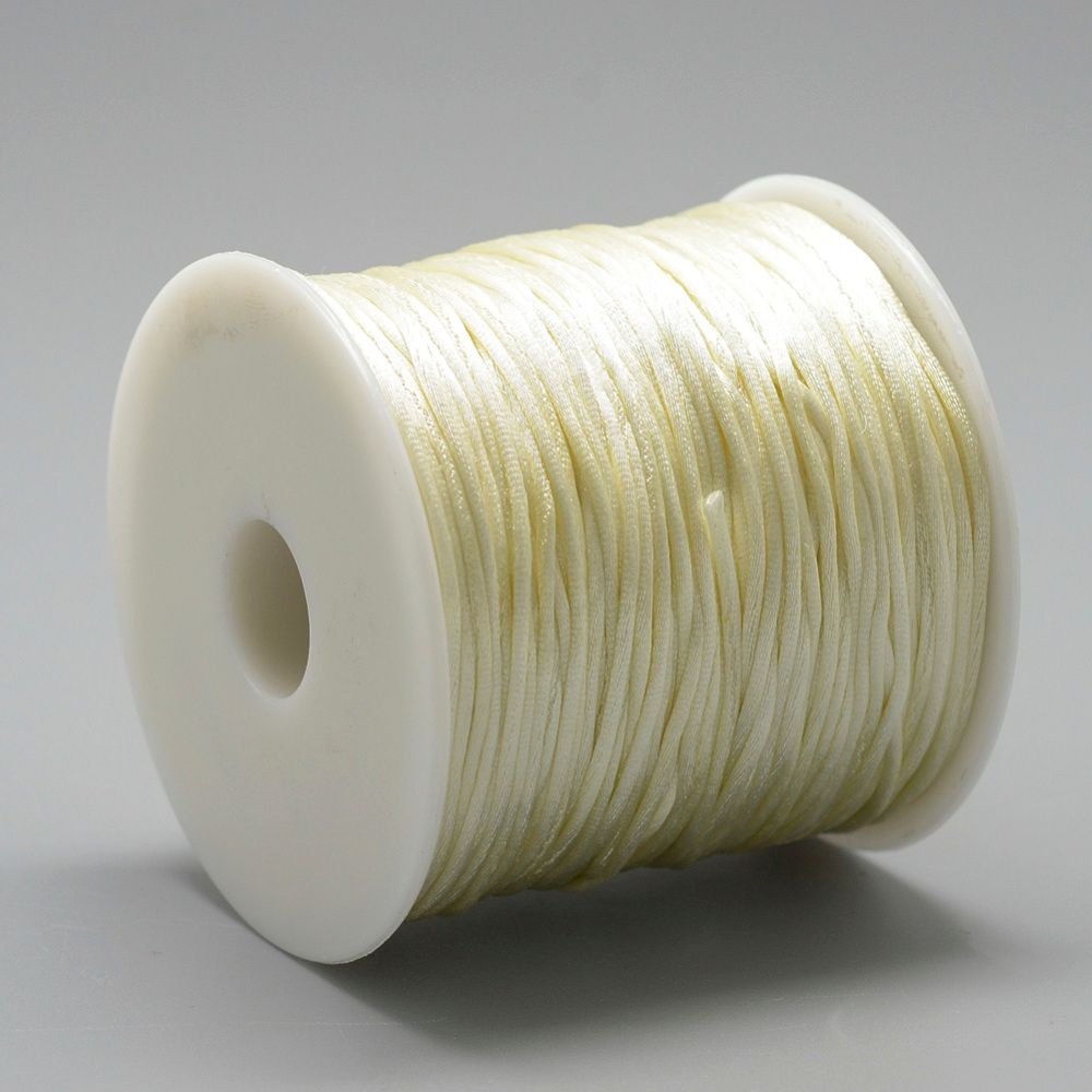 Nylontråd, 1mm, 70 meter, Beige