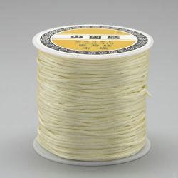 Nylontråd, 1mm, 70 meter, Beige