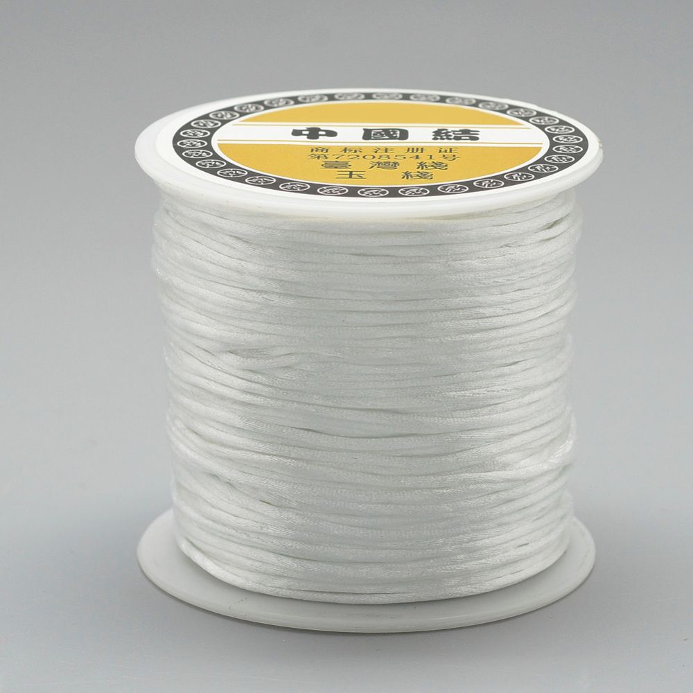Nylontråd, 1mm, 70 meter, Vit