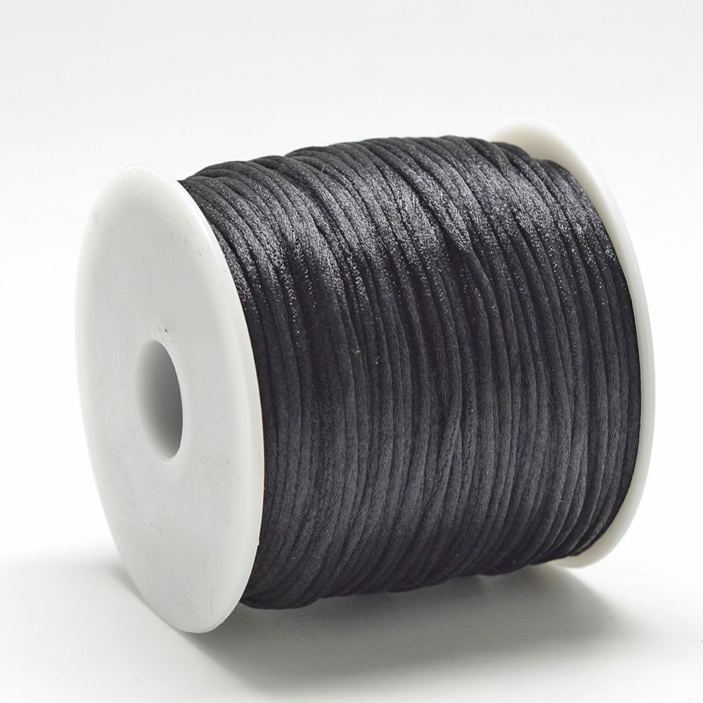 Nylontråd, 1mm, 70 meter, Svart