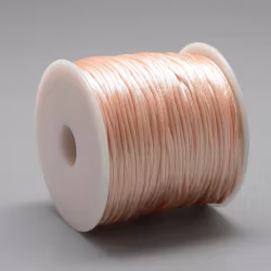 Nylontråd, 1mm, 70 meter, Peachpuff