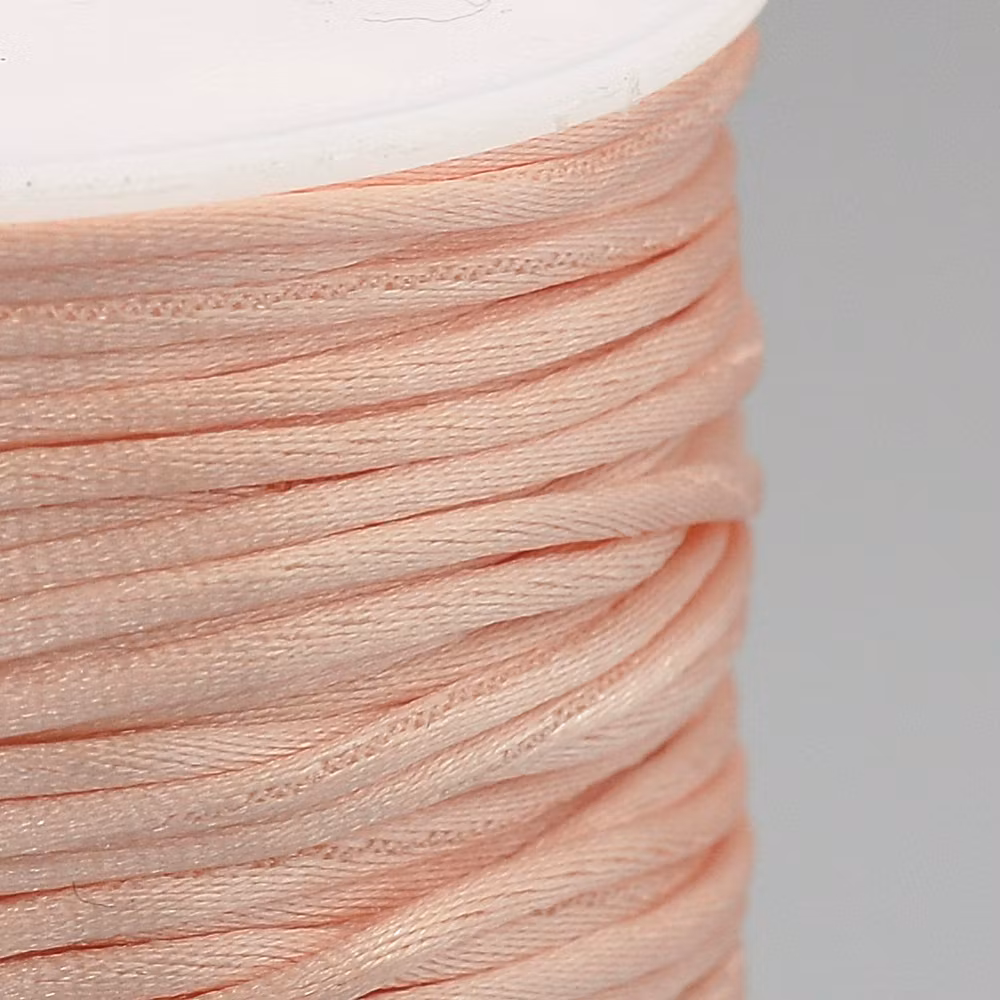 Nylontråd, 1mm, 70 meter, Peachpuff