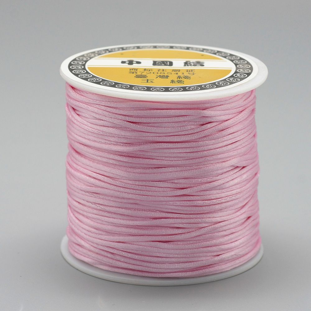 Nylontråd, 1mm, 70 meter, Rosa
