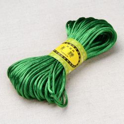 Polyestertråd, 2mm, 20 meter, Grön