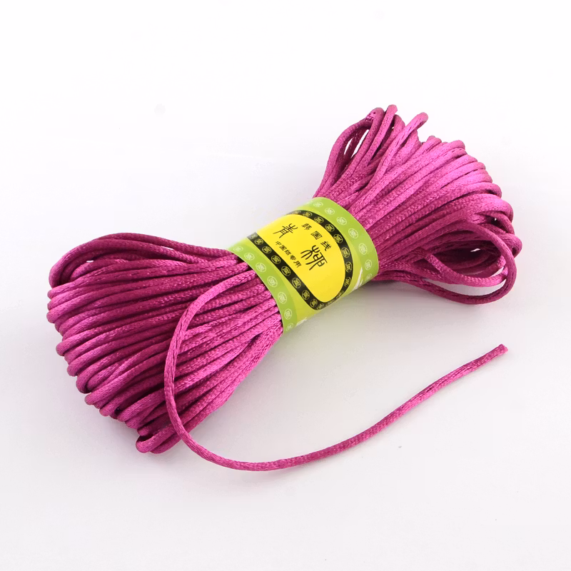 Polyestertråd, 2mm, 20 meter, Violett