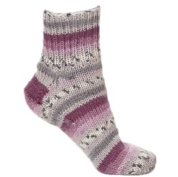 Garn Raggen, 150g, Flerfärgad grå/rosa 762