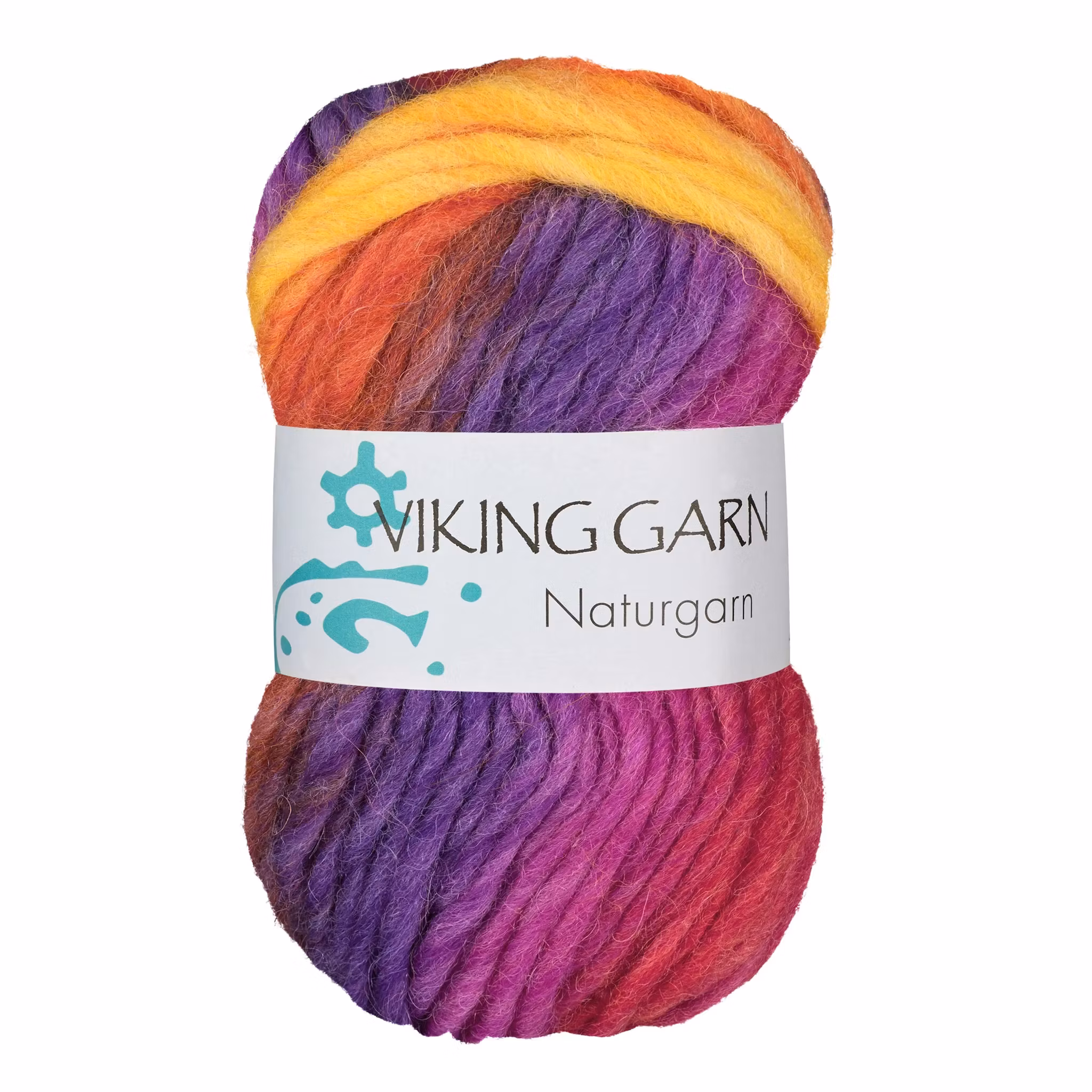 Naturgarn, 50g, Flerfärgad tuttifrutti 640