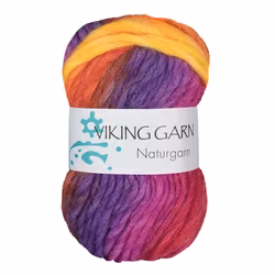 Naturgarn, 50g, Flerfärgad tuttifrutti 640