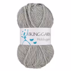 Hobbygarn, 50g, Ljusgrå 913