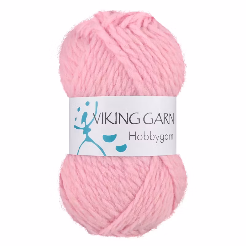 Hobbygarn, 50g, Rosa 964