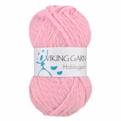 Hobbygarn, 50g, Rosa 964