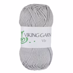 Garn Vår, 50g, Ljusgrå 413