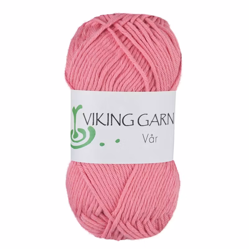 Garn Vår, 50g, Rosa 465