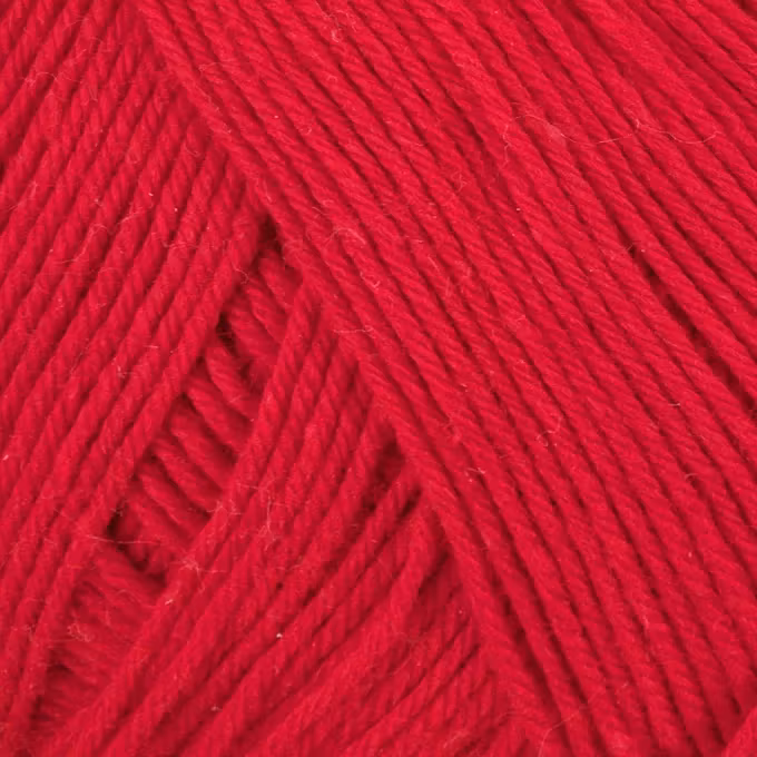 Heklegarn, 100g, Röd 850