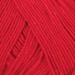 Heklegarn, 100g, Röd 850