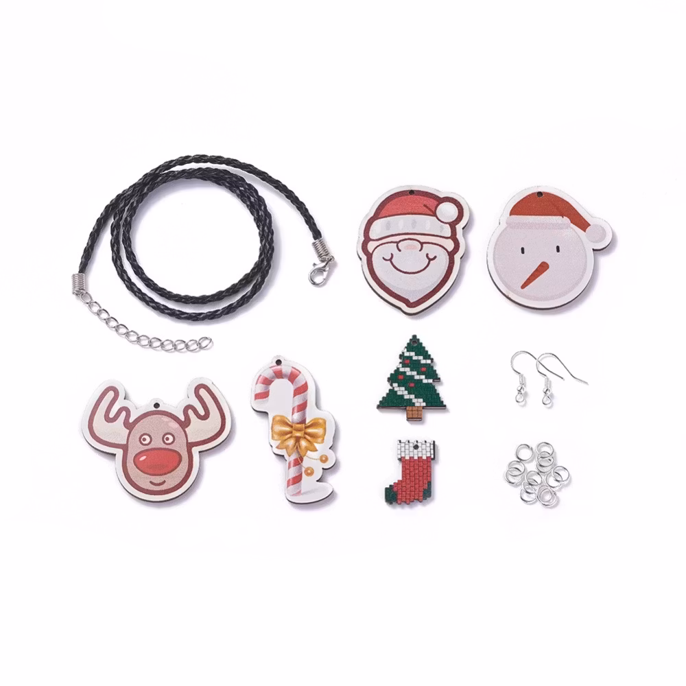Halsband/Örhängeskit, Julberlocker, DIY