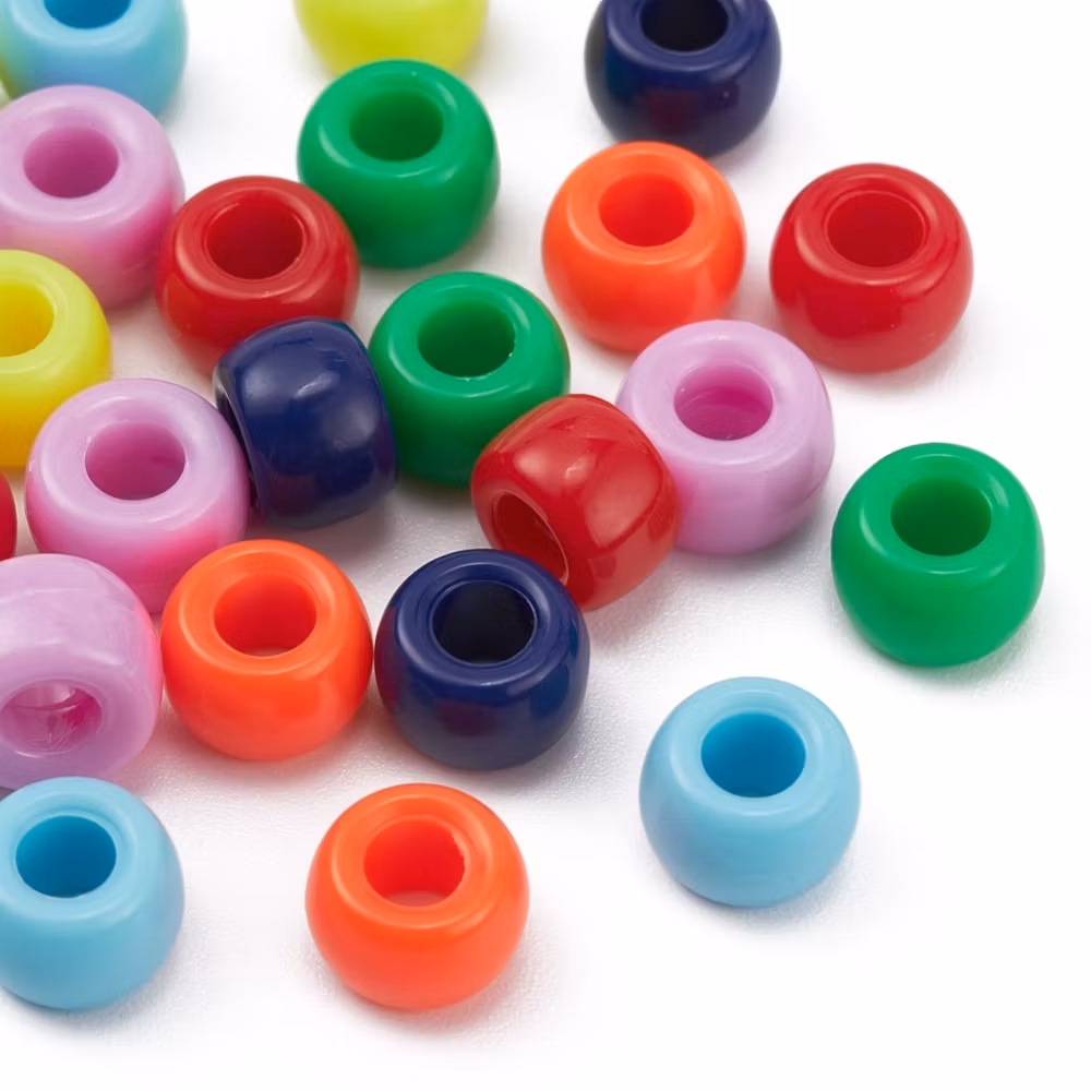 Plastpärlor, Mixade färger