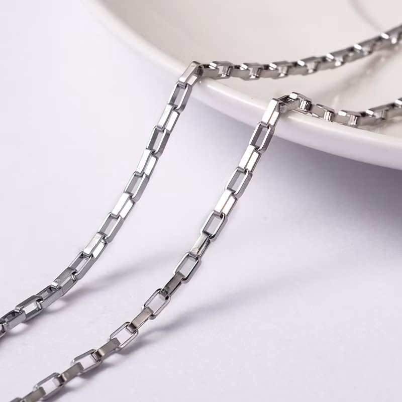 Kedja, Rostfritt stål, 4x2x1mm