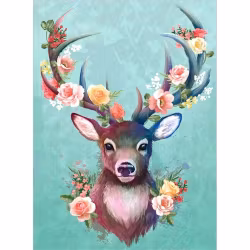 Diamond Painting Canvas, Ren, 20x30cm