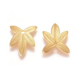 Lövberlocker, Mässing, 10st, Guld