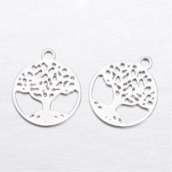 Tree of life, Berlocker, Mässing, Platina