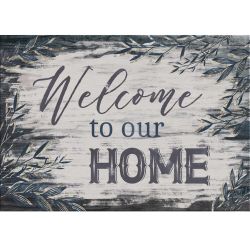 Diamond Painting Canvas, Welcome to our HOME, 30x40cm