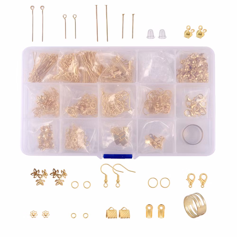 DIY-smyckesdelskit, Guld