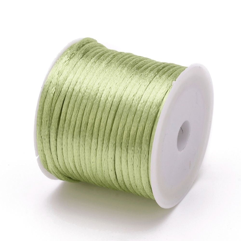 Dark Khaki Satin Rattail Cord - 10m/2mm