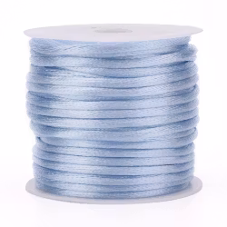 Aqua Satin Rattail Cord - 10m/2mm