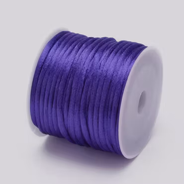 Mauve Satin Rattail Cord - 10m/2mm