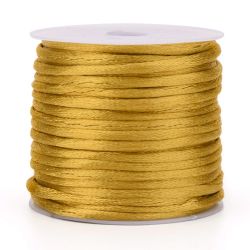 Goldenrod Satin Rattail Cord - 10m/2mm