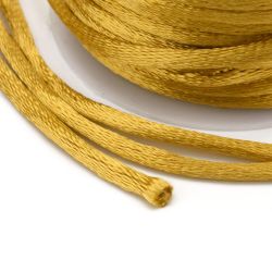 Goldenrod Satin Rattail Cord - 10m/2mm