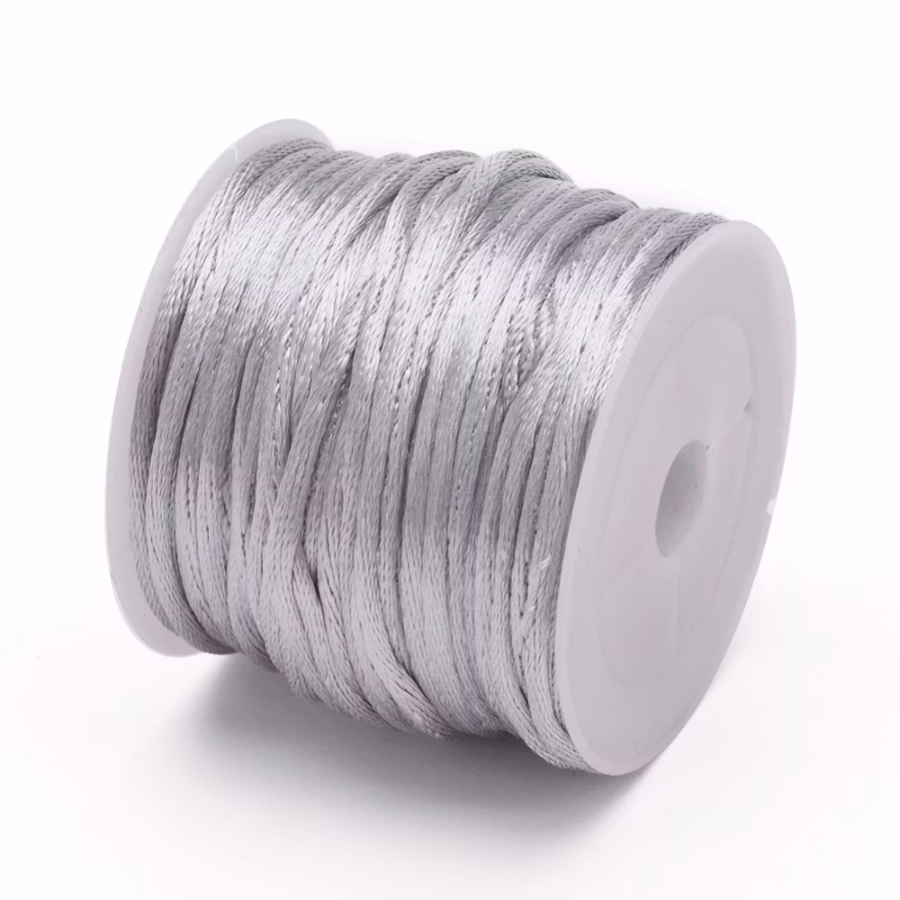 Gainsboro Satin Rattail Cord - 10m/2mm