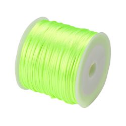Green Yellow Satin Rattail Cord - 30m/1mm