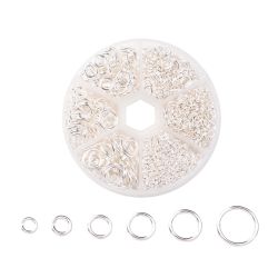 Bindringar, Silver, 4~10mm, 1600st