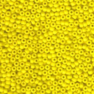 MIYUKI, Japanese Seed Beads, Round, 8/0, Opaque Yellow