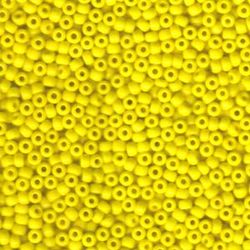 MIYUKI, Japanese Seed Beads, Round, 8/0, Opaque Yellow
