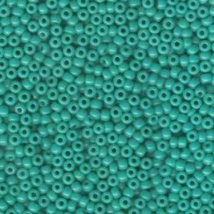 MIYUKI, Japanese Seed Beads, Round, 8/0, Matte Opaque Turquoise