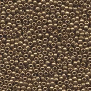 MIYUKI, Japanese Seed Beads, Round, 8/0, Metallic Light Bronze