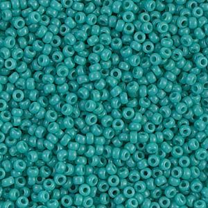 MIYUKI, Japanese Seed Beads, Round, 11/0, Opaque Turquoise