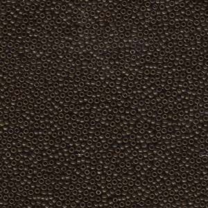 MIYUKI, Japanese Seed Beads, Round, 15/0, Opaque Chocolate