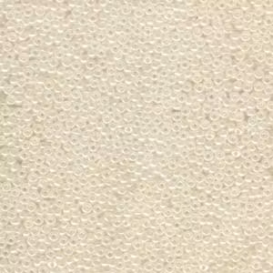 MIYUKI, Japanese Seed Beads, Round, 15/0, Ivory Pearl Ceylon